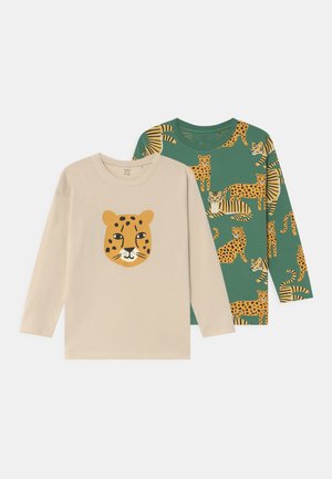 LEOPARD 2 PACK UNISEX - Maglietta a manica lunga - green