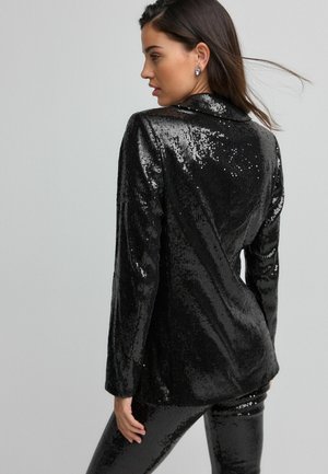 Next SEQUIN REGULAR FIT - Blazer - black