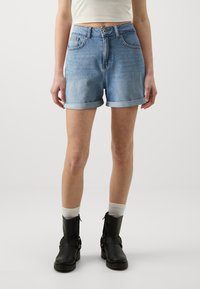 ONLY - ONLJOSEPHINE STRETCH NOOS - Džinsiniai šortai - light blue denim Miniatiūros vaizdas 1