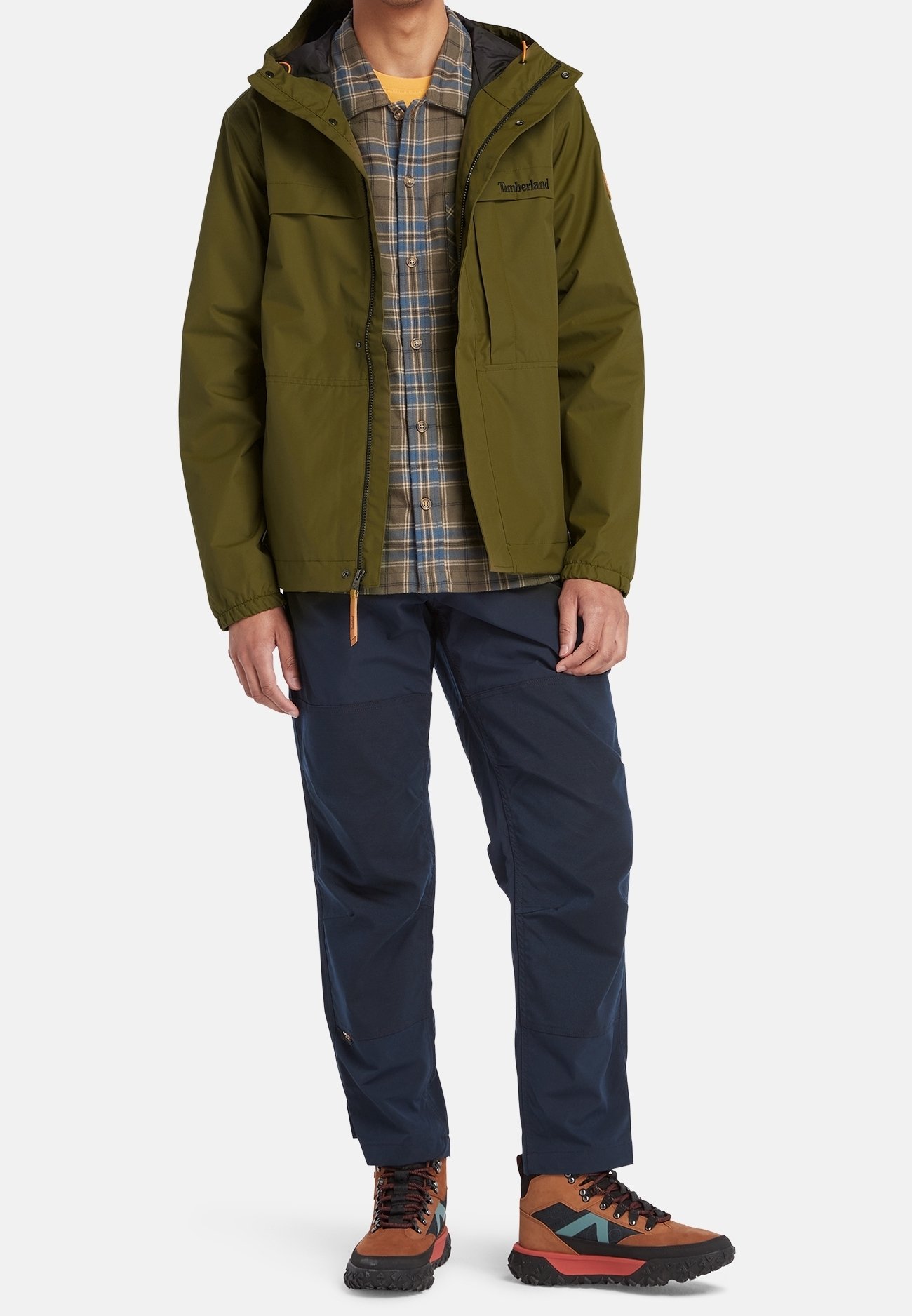 Timberland Waterproof jacket - olive - (Pre-owned) - Zalando