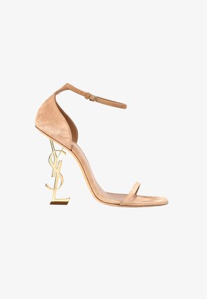 Saint Laurent, OPYUM SANDAL BEIGE - Sandales à talons hauts - beige