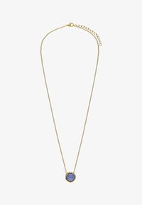 Niet geselecteerd, gold-coloured blue