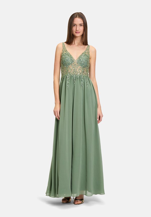 MIT STICKEREI - Ballkleid - light aventurine