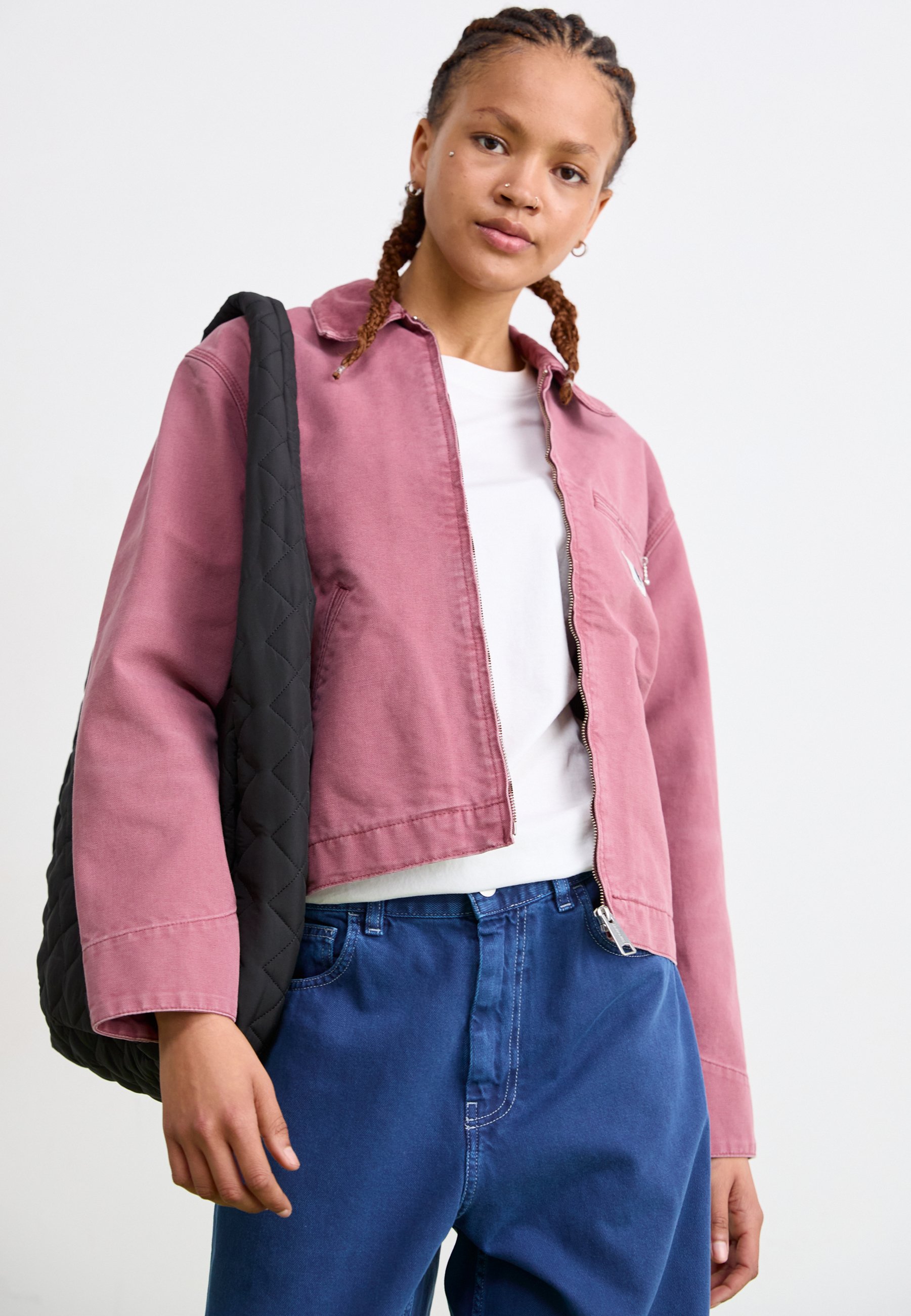 Carhartt WIP DETROIT DEARBORN - Summer jacket - dusky pink/light