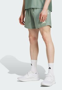 adidas Performance Pantalón corto de deporte - silver green