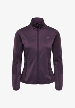 ONLY Play, ONPJETTA HN FZ LS FLEECE JCK NOOS - Flísová bunda - plum perfect