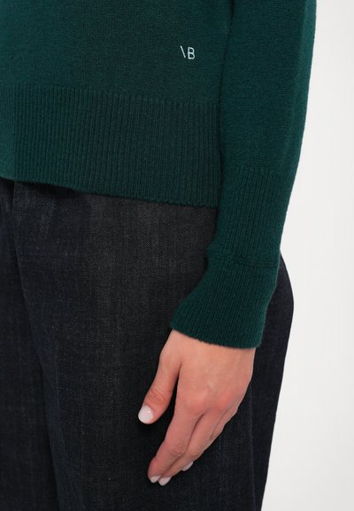 Victoria Beckham POLO NECK  - Jersey de punto - dark pine
