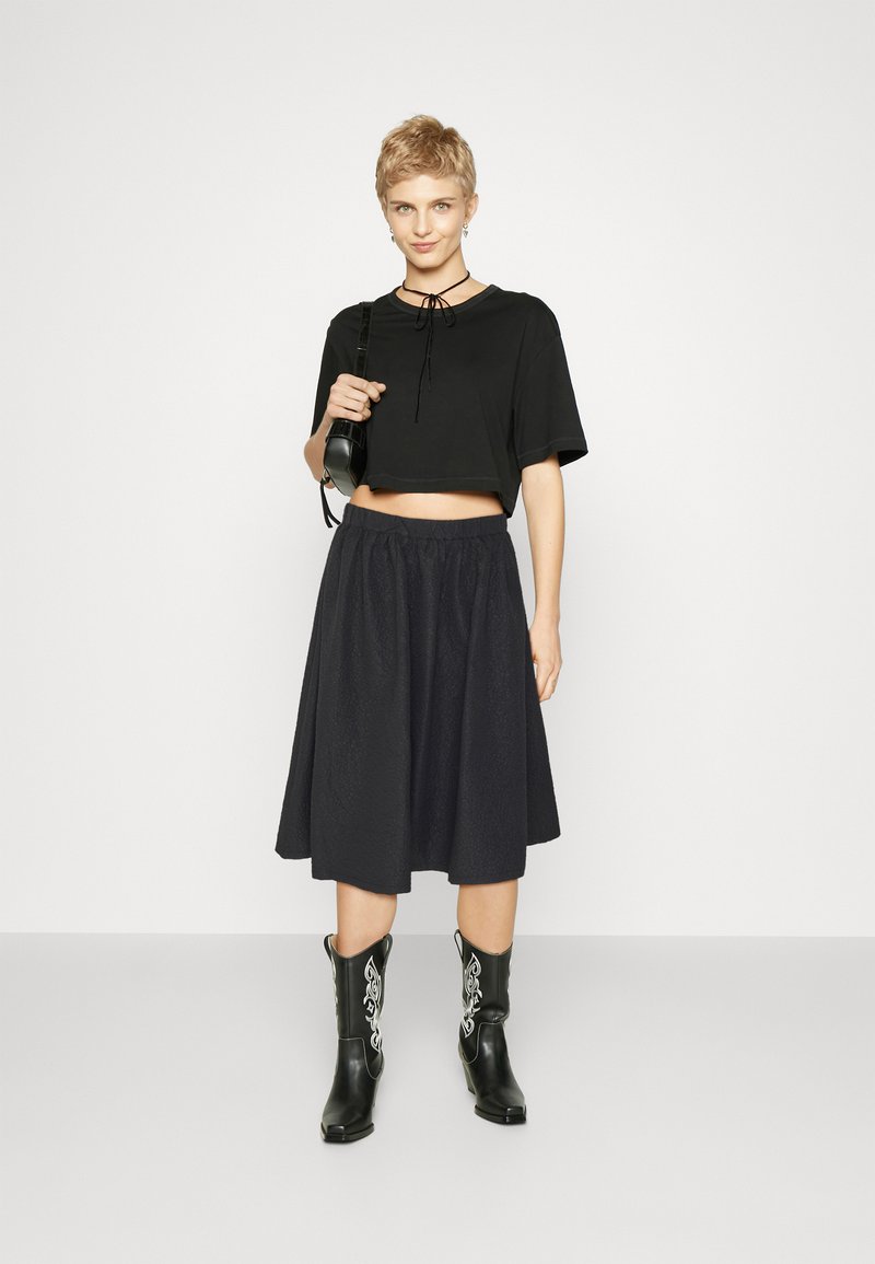 Beige Midi Faltenröcke für Damen online kaufen