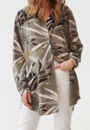 Button-down blouse - green