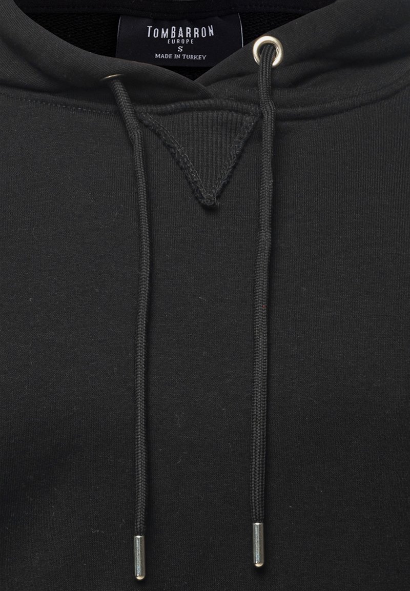 Damen Sweatshirts | Tom Barron Kapuzenpullover schwarz - BD23052 Damen Sweatshirts | Tom Barron Kapuzenpullover schwarz - BD23052