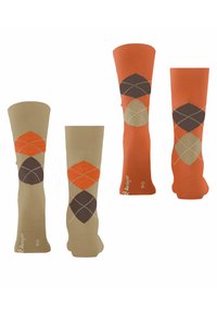 Burlington 2 PACK - Chaussettes - sesame