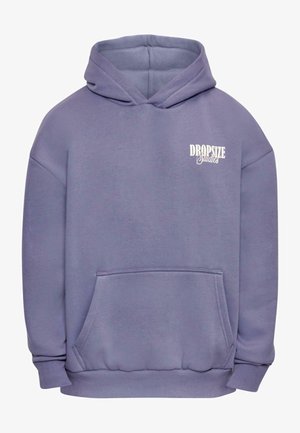 Dropsize OVERSIZE STUDIOS - Pulover s kapuco - blue granite
