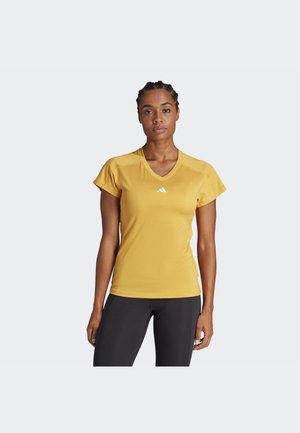 adidas Performance Camiseta deportiva - preloved yellow