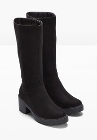 bonprix Stivali con plateau - black