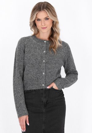 Kardigan - dark grey melange