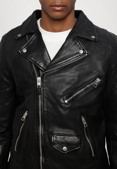 Ksubi CAPITOL JACKET - Δερμάτινο μπουφάν - black