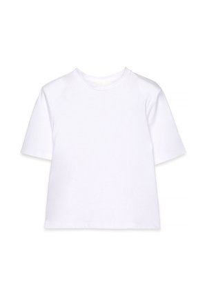 NA-KD, SHOULDERPAD - Lihtne T-särk - white
