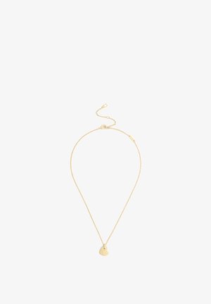 COACH, COACH SIGNATURE QUILTED HEART PENDANT NECKLACE - Necklace - gold-coloured