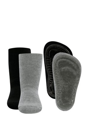 STOPPER 2ER-SET UNI - Chaussettes - schwarz grau
