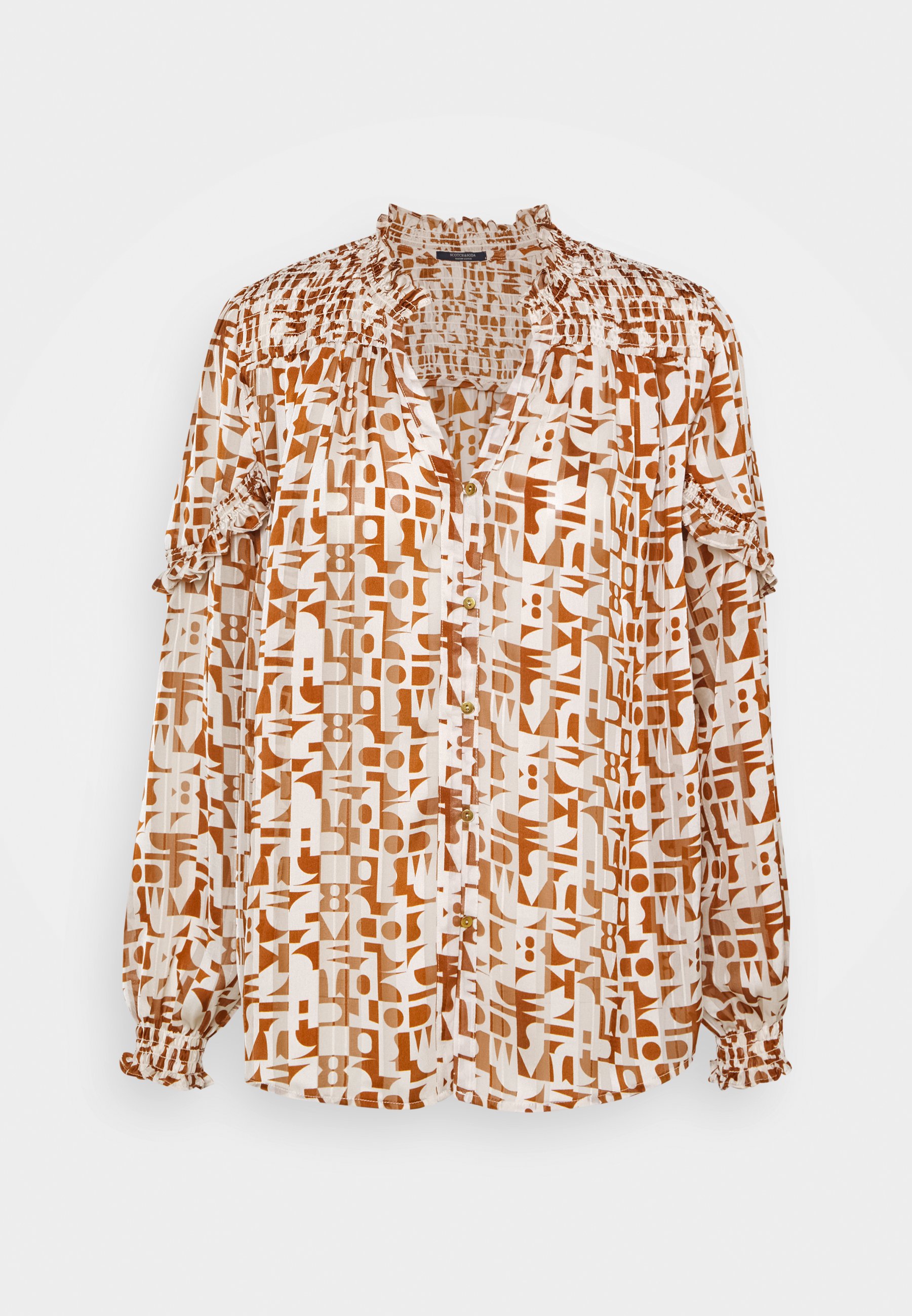 Scotch \u0026 Soda SHEER SHIRT WITH ALL OVER 