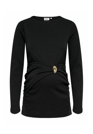 ONLY MATERNITY, BLOUSE OLMEVALYN BLOUSE - Camiseta de manga larga - black