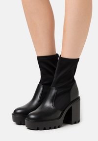 Even&Odd Bottines à talons hauts - black