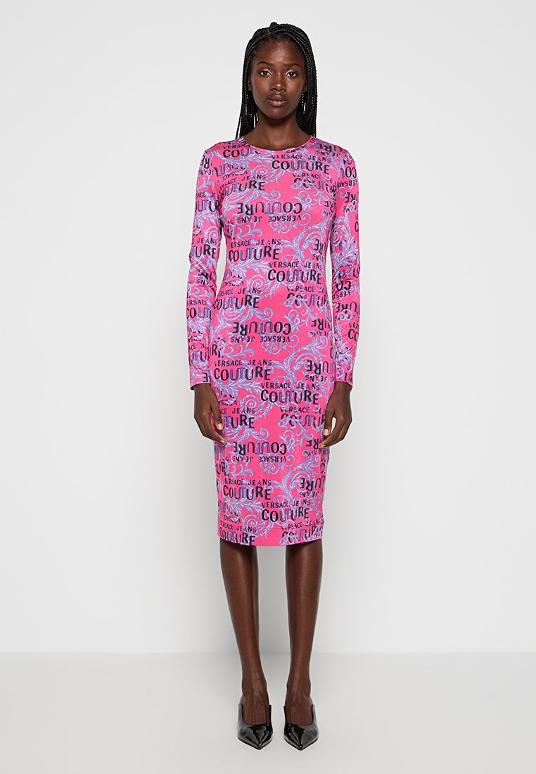Versace Jeans Couture Jurk donkerroze Versace Jeans Couture Jurk donkerroze