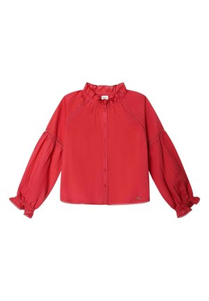 Pepe Jeans, PEPE JEANS BLOUSE JOY - Chemisier - rugby red