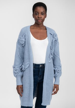 INFLUENCER FLOWER APPLICATION  - Strickjacke - iceberg
