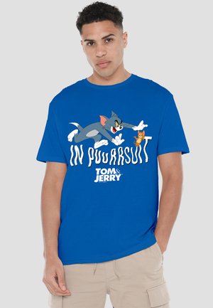 Cotton Soul, TOM AND JERRY MOVIE IN PURSUIT - T-Shirt print - royal blue