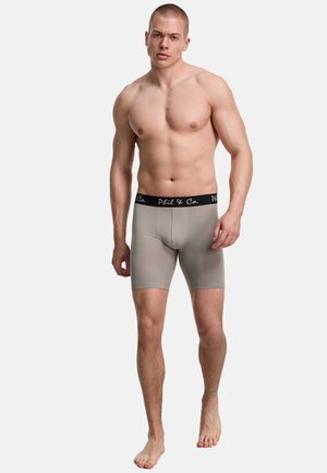 Phil & Co. Berlin, LONG BOXER BRIEFS - Kurze Boxershorts - black elephant skin