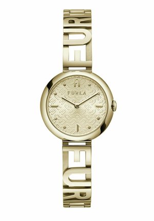 QUARTZ ANALOG 3D  - Uhr - gold tone