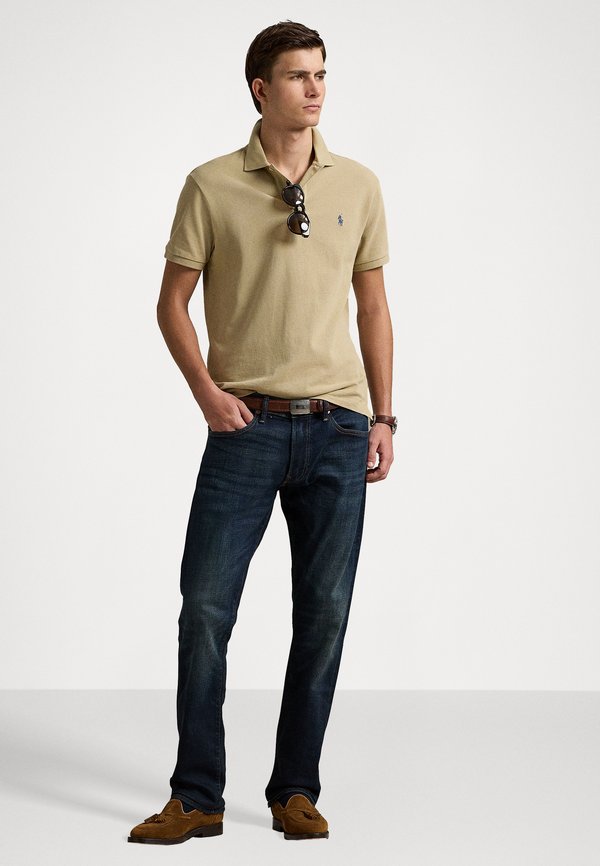 SLIM FIT MESH POLO SHIRT - Polo shirt - coastal beige2