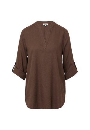 s.Oliver MIT 3/4-ÄRMELN - Blouse - mokka