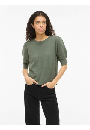 VIRIL 2/4 SLEEVE O-NECK - NOOS - T-shirts basic - laurel wreath