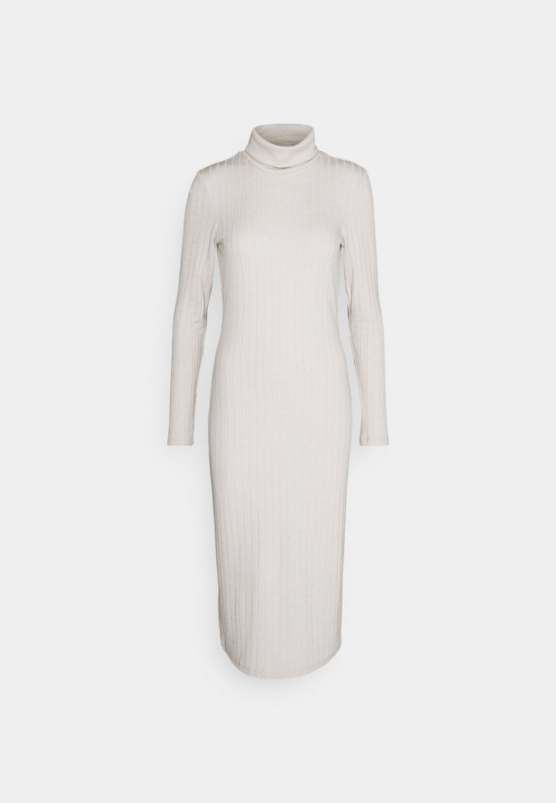 Only Tall Gebreide jurk beige