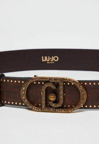 LIU JO WITH LOGO BUCKLE - Cintura - brown