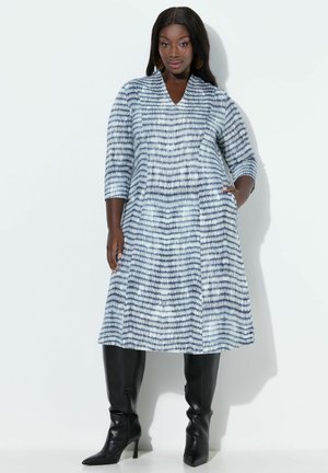 MATCHSTICK STRIPED PUNTO DI ROMA - Hverdagskjole - dark marine