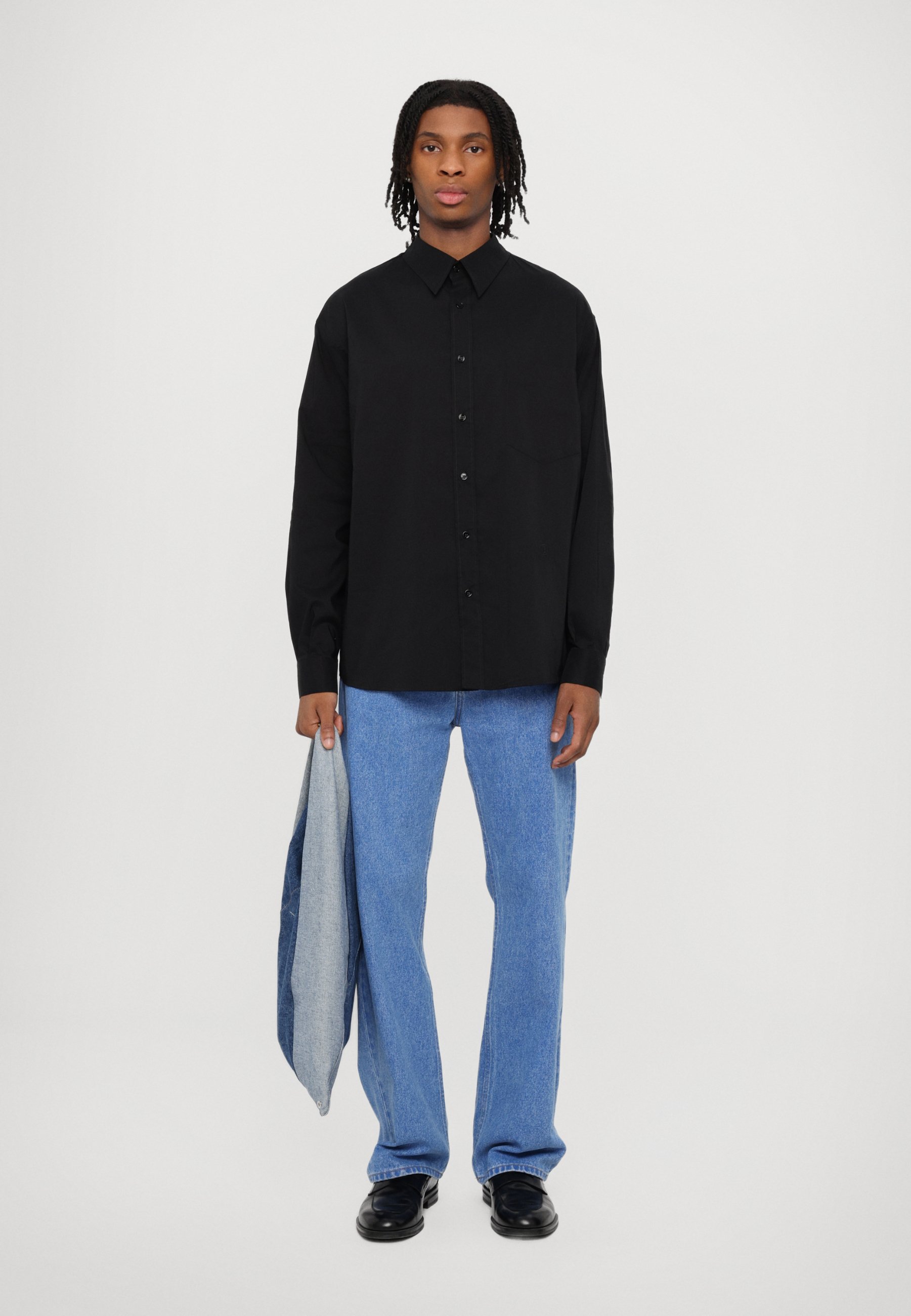 MM6 Maison Margiela LONG SLEEVED - Shirt - black - Zalando.co.uk