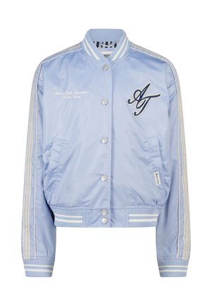 Bomber Jacket - blue off white