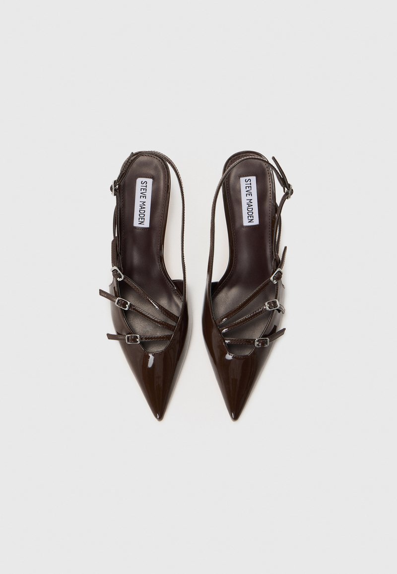Escarpins à Plateforme Steve Madden Staciee Nude Marron - Taille 8 - Occasion