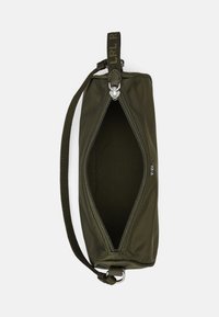 Lauren Ralph Lauren MEDIUM NYLON TOP HANDLE POUCH - Torbica - dark olive