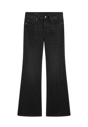 Massimo Dutti, HIGH-WAIST SKINNY FLARE JEANS 05080824 - Jeans bootcut - black