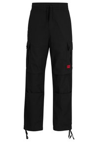 GARLO - Pantalon cargo - black
