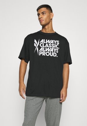 PRIDE TEE UNISEX - Print T-shirt - black