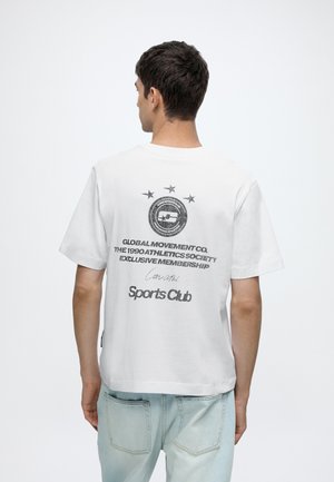 Jack & Jones, JCOLEGACY GRAPHIC BACK - Camiseta estampada - bright white