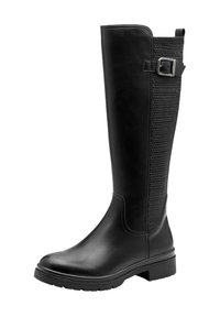 Tamaris Platåstövlar - black
