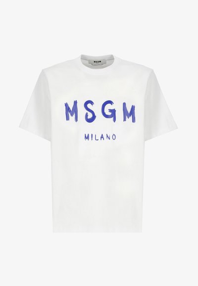 MSGM T-shirt con stampa - white