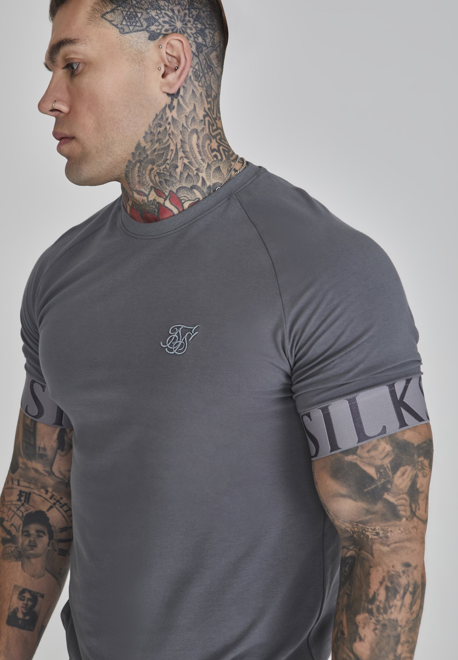 camiseta siksilk gris