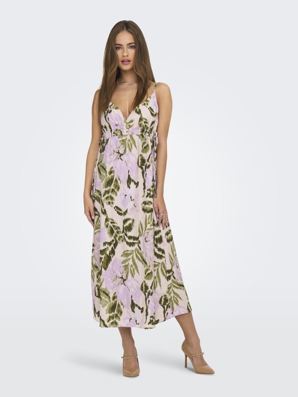 JDYBILLY STRING MIDI DRESS - Day dress - salsa rosa2